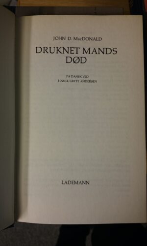 Drukket mands død - John D. MacDONALD