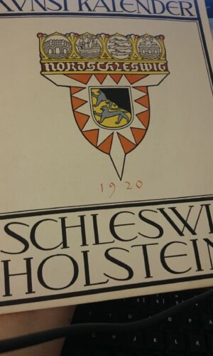Schleswig Holstein - Kvnst kalender - 1920 - Tysk - Dr Ernst Sauermann - Museum der stadt Flensburg