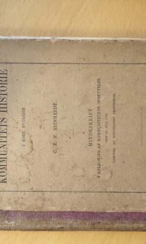 Kommunitets Historie - C. E. F. Reinhardt.