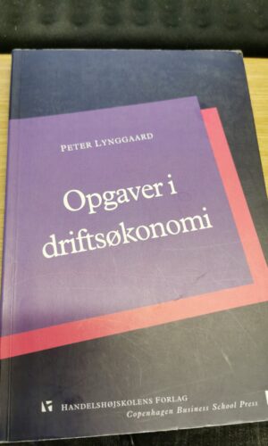 Opgaver i driftsøkonomi