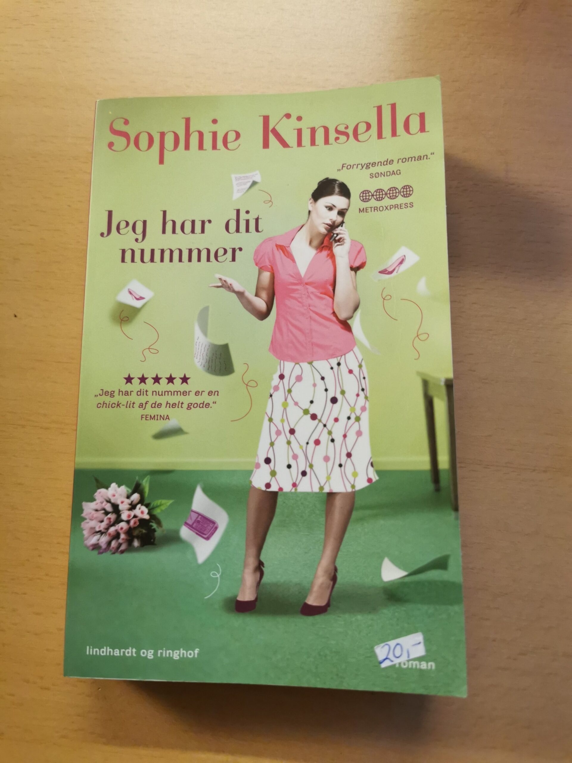 Jeg har dit nummer. Af Sophie Kinsella
