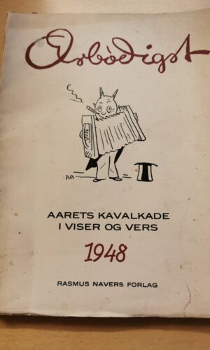 Rasmus Navers forlag: Ærbødigst - årets kavalkade i viser og vers - 1948