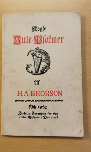 Nogle jule salmer. Af H.A.Brorson