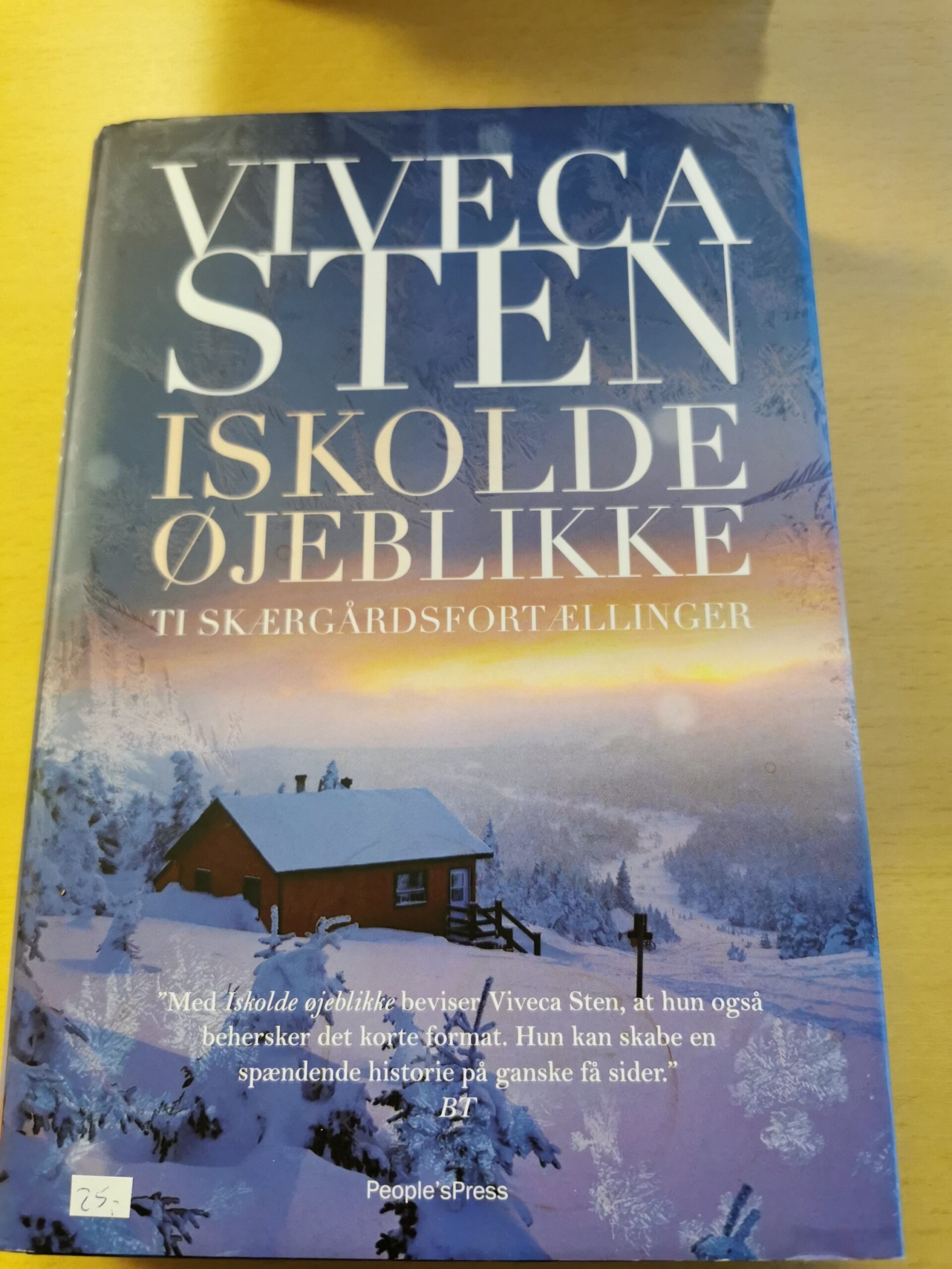 Iskolde øjeblikke. Af Viveca Sten.