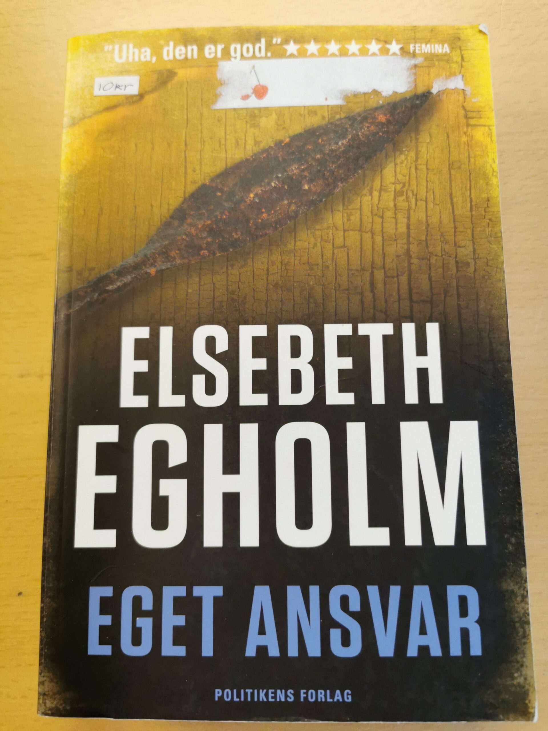 Elsebeth Egholm: Eget ansvar