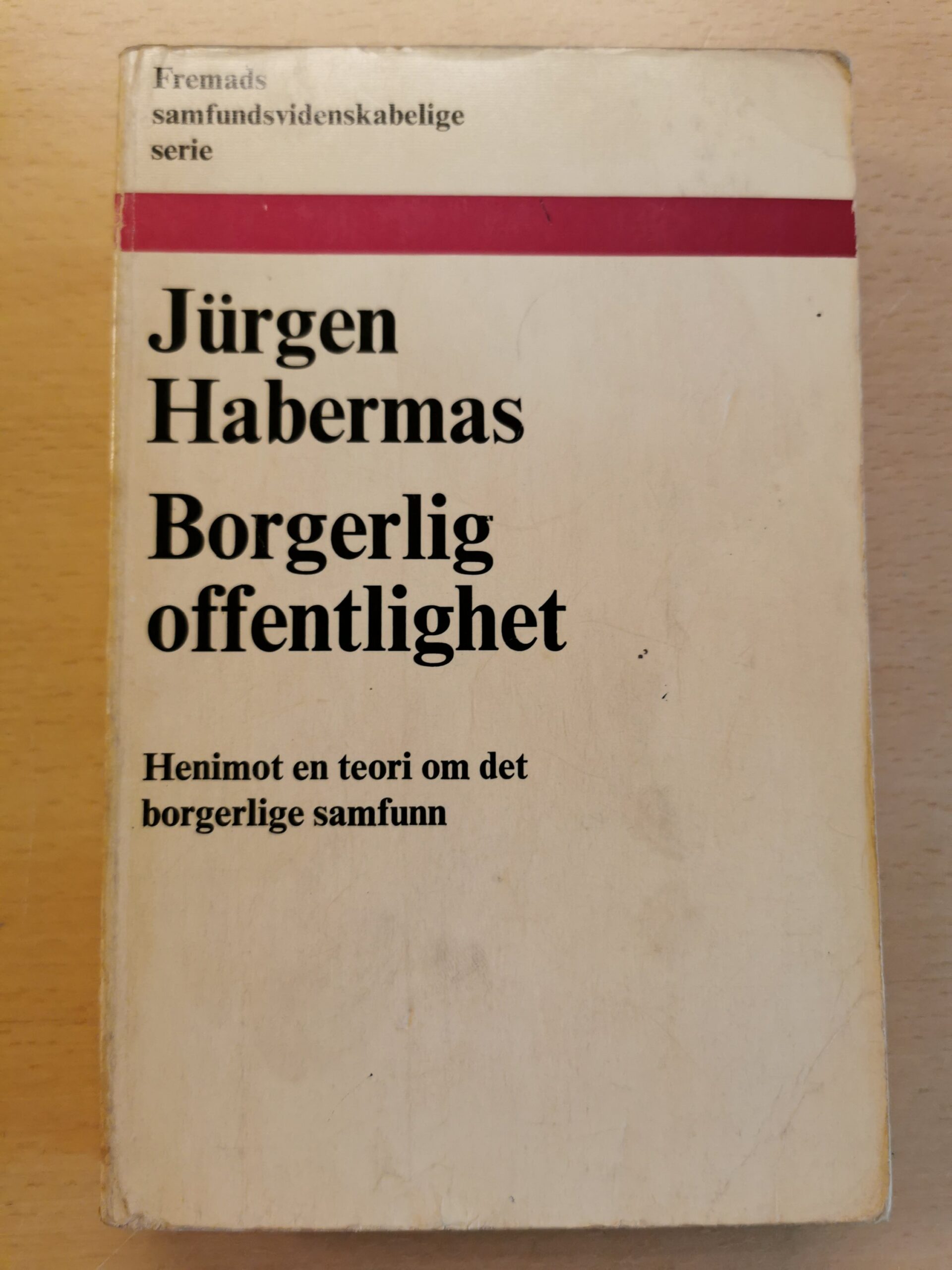 Jürgen Habermas: Borgerlig offentlighed