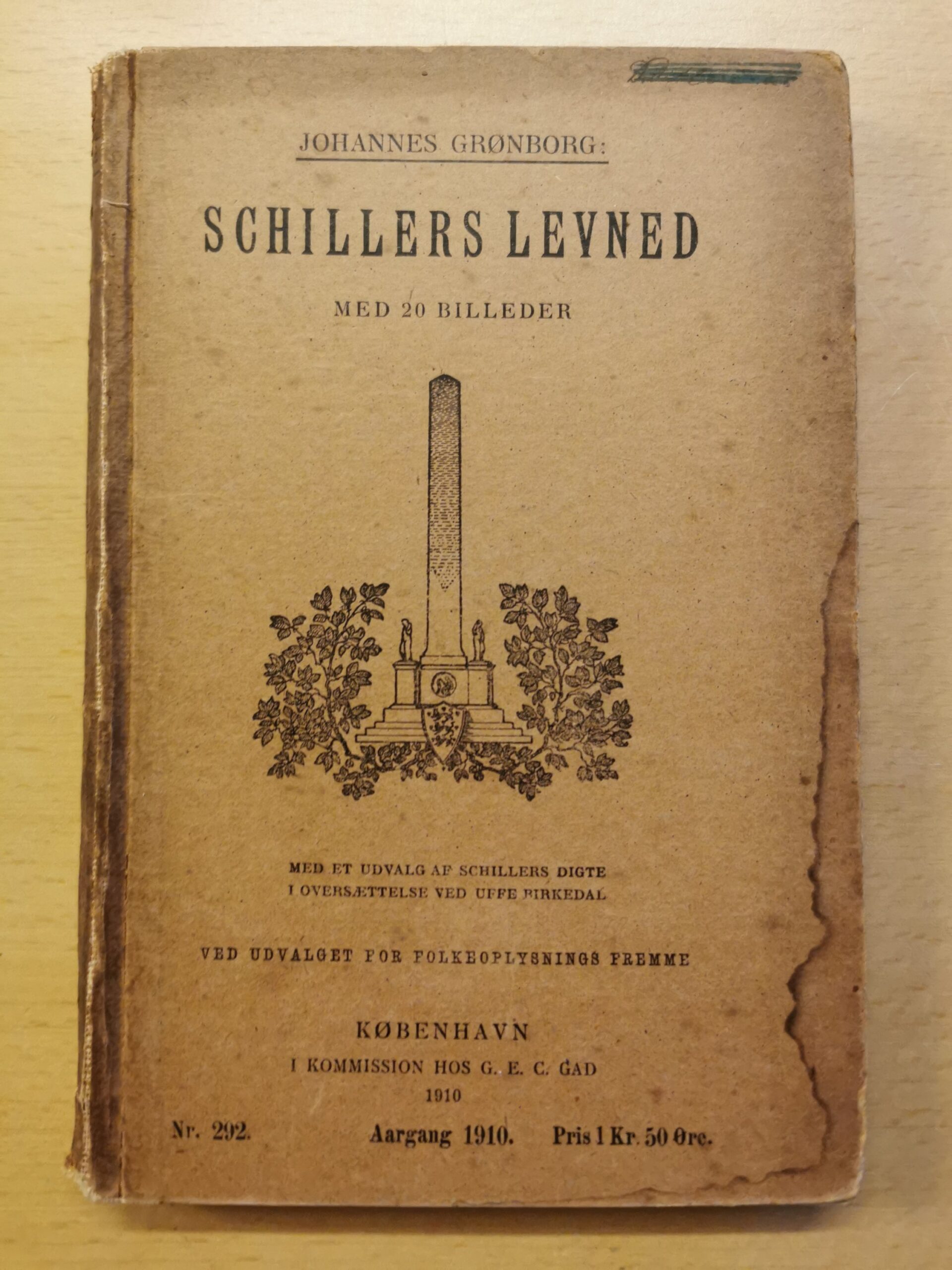 Johannes Grønborg: Schillers levned - med 20 billeder