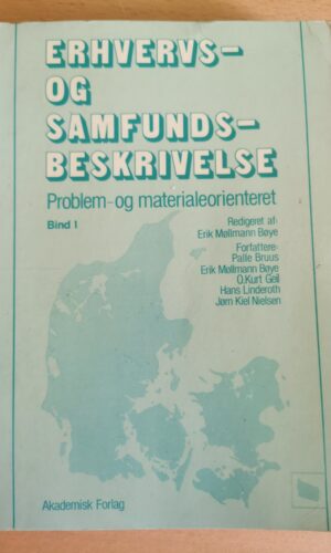 Erik Møllmann Bøye mm.: Erhvervs- og samfundsbeskrivelse - problem- og materialeorienteret - bind I