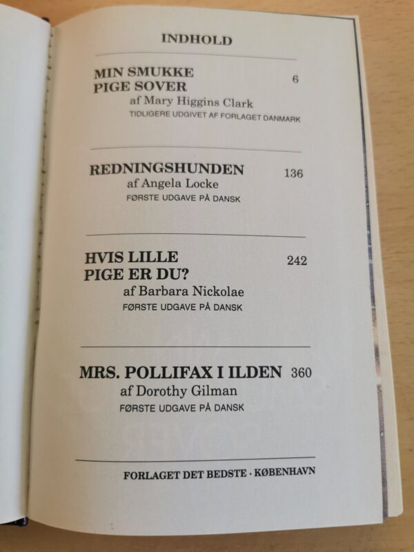 Det Bedste Bøger: Min Smukke Pige Sover, Redningshunden, Hvis Lille Pige Er Du?, og Mors. Polifax I Ilden - Image 2