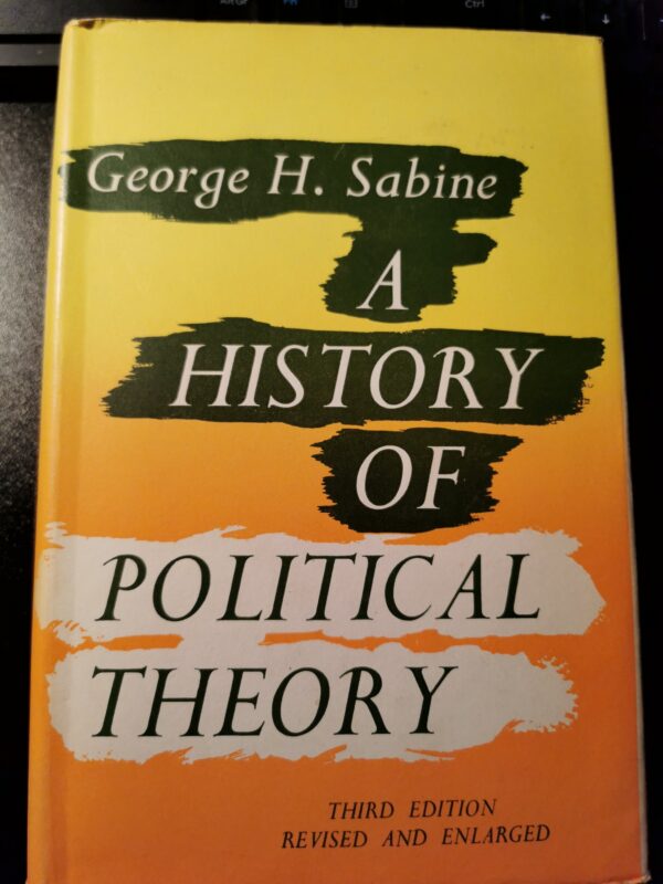 A history of political theory.