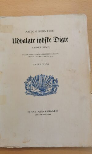 jydske digte andet bind - anton berntsen