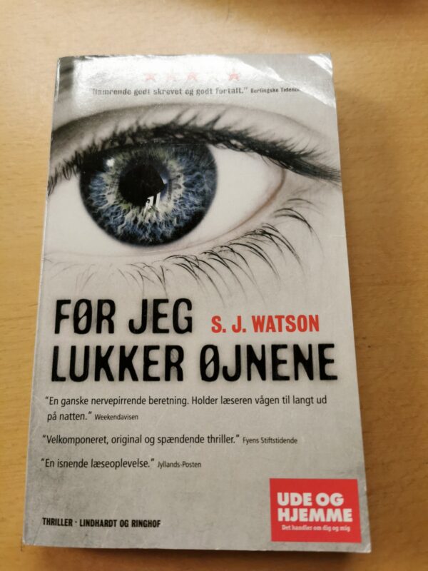Før jeg lukker øjnene - S.J. Watson