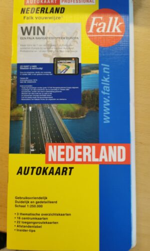 nederland autokaart - falk