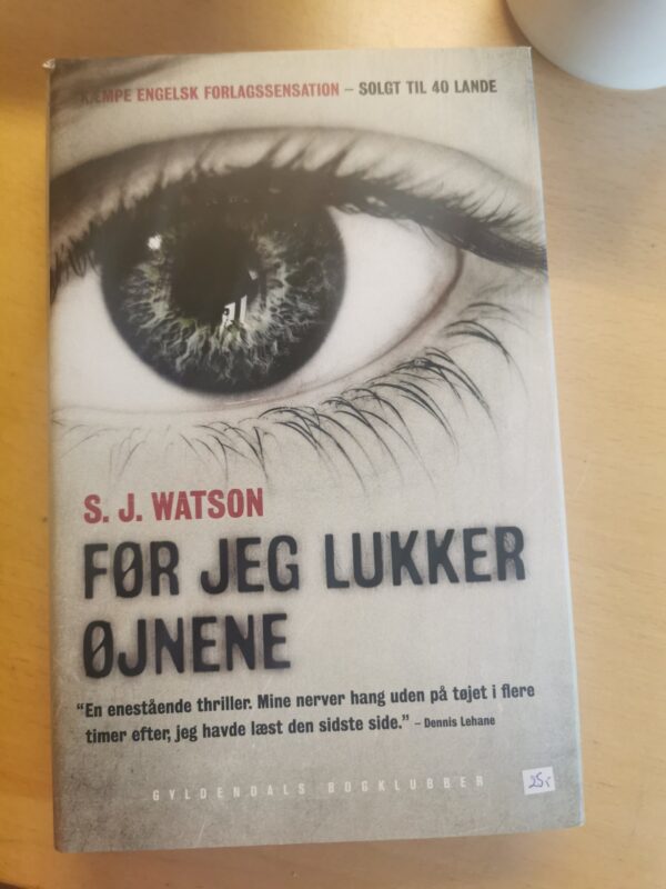 Før jeg lukker øjnene - S. J. Watson