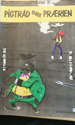 Lucky Luke 14 - Pigtråd over prærien -  René Goscinny