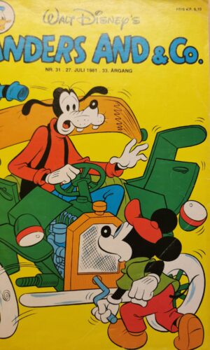Anders And og Co - Disney - nr 31 - 27 Juli 1981