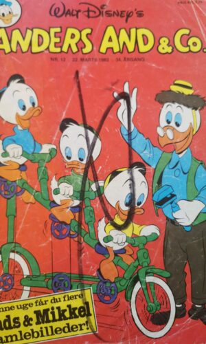 Anders And og Co - Disney - nr 24 - 22 Marts 1982