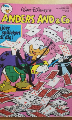 Anders And og Co - Disney - nr 39 - 22 September 1986