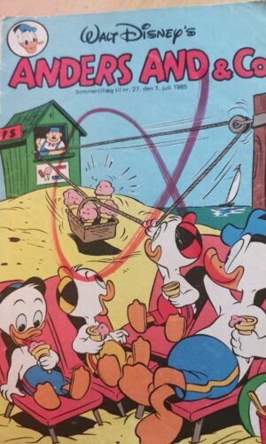 Anders And og Co - Disney - Nr 27 - 1 juli 1985