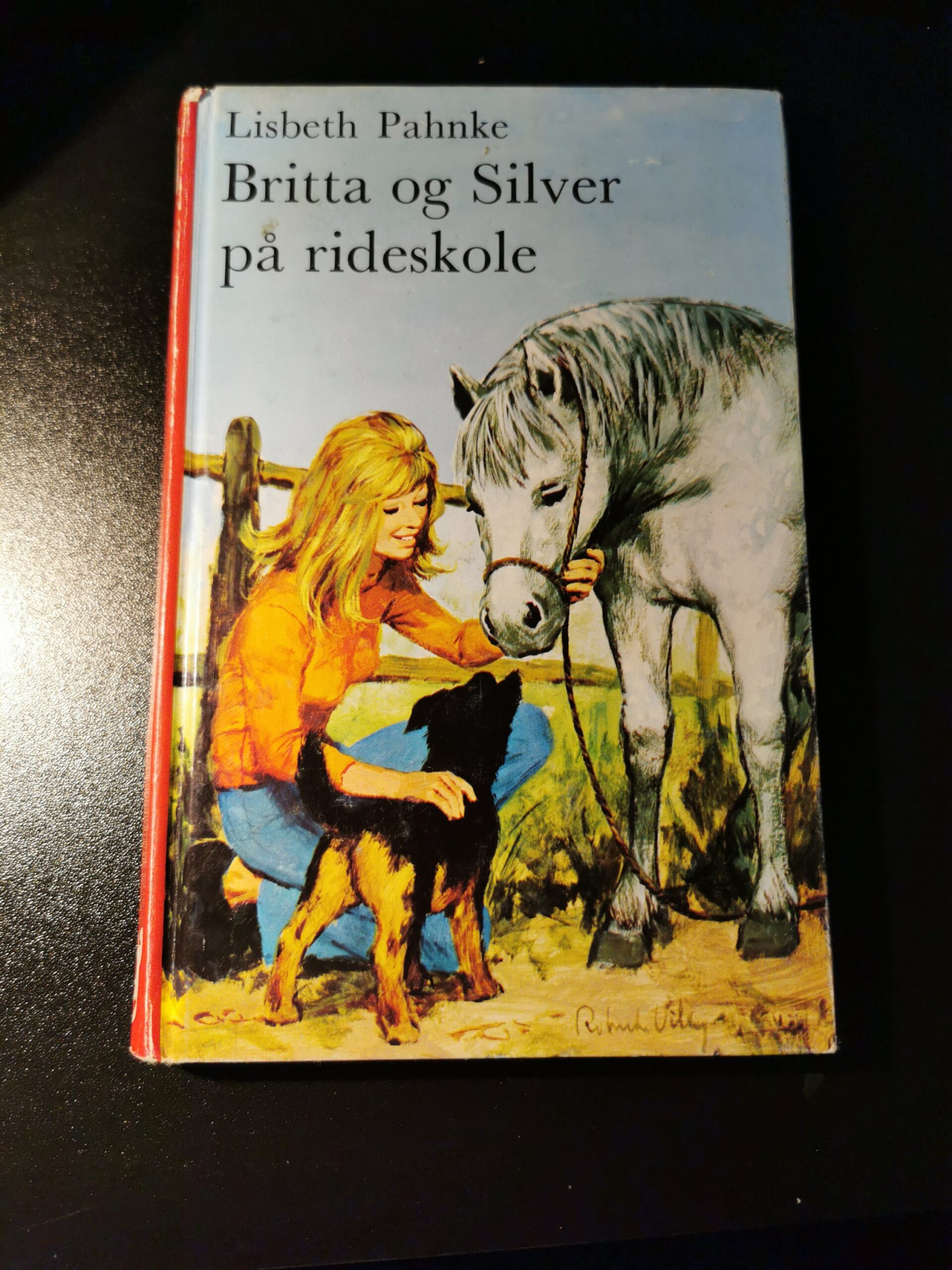 Britta og Silver på rideskole - Lisbeth Pahnke