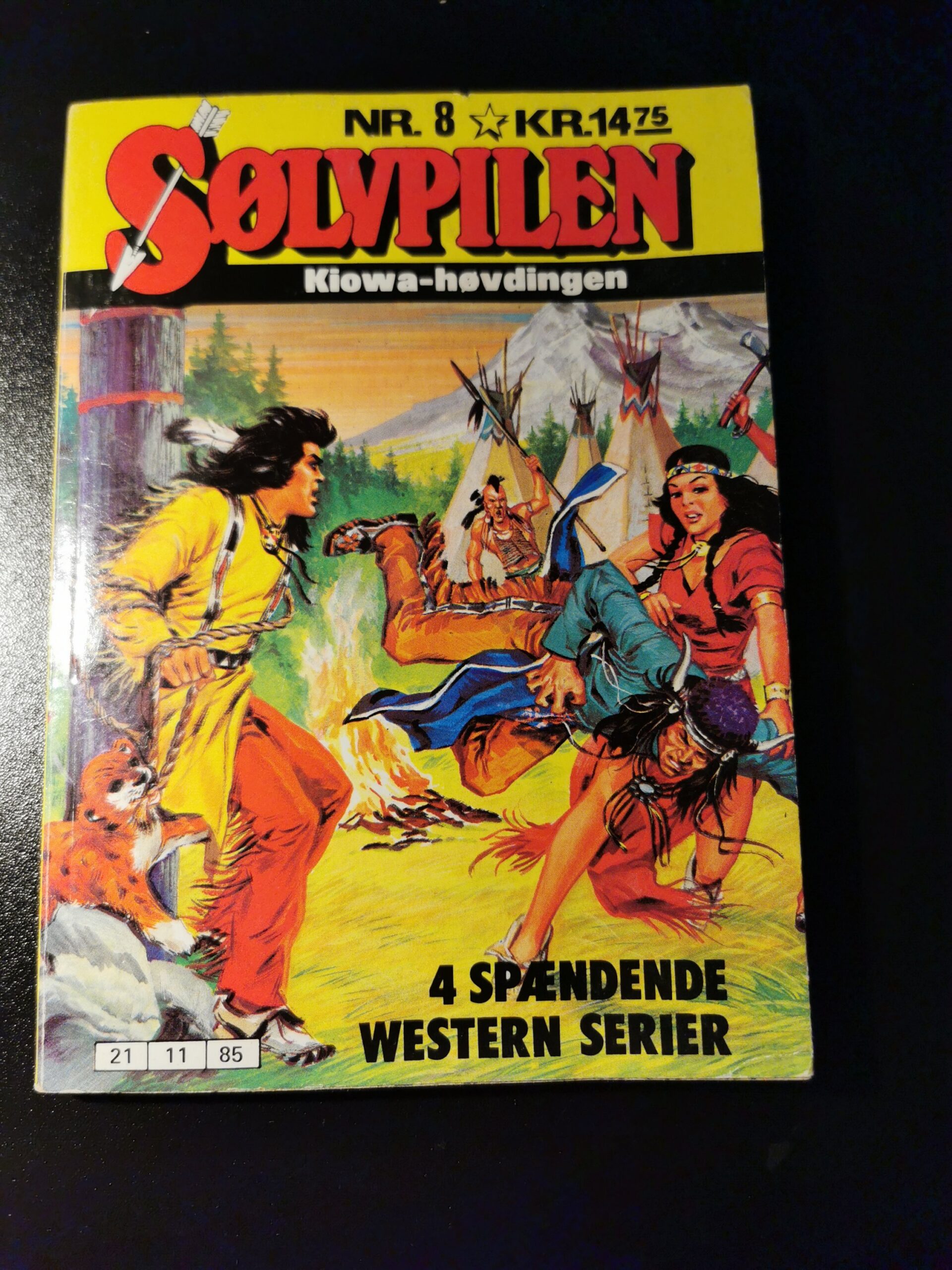 Sølvpilen Kiowa-høvdingen Nr. 8 -