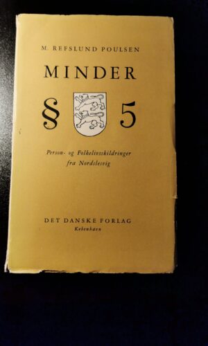 Minder §5 - Person og folkelivsskildringer fra nordslesvig