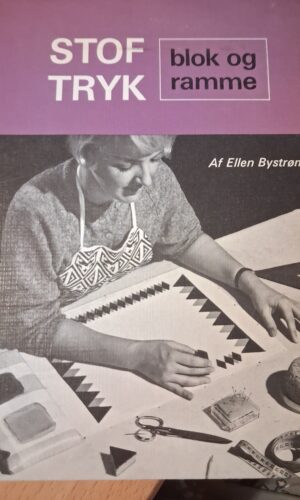 Stof tryk - blok og ramme - Ellen Bystrøm