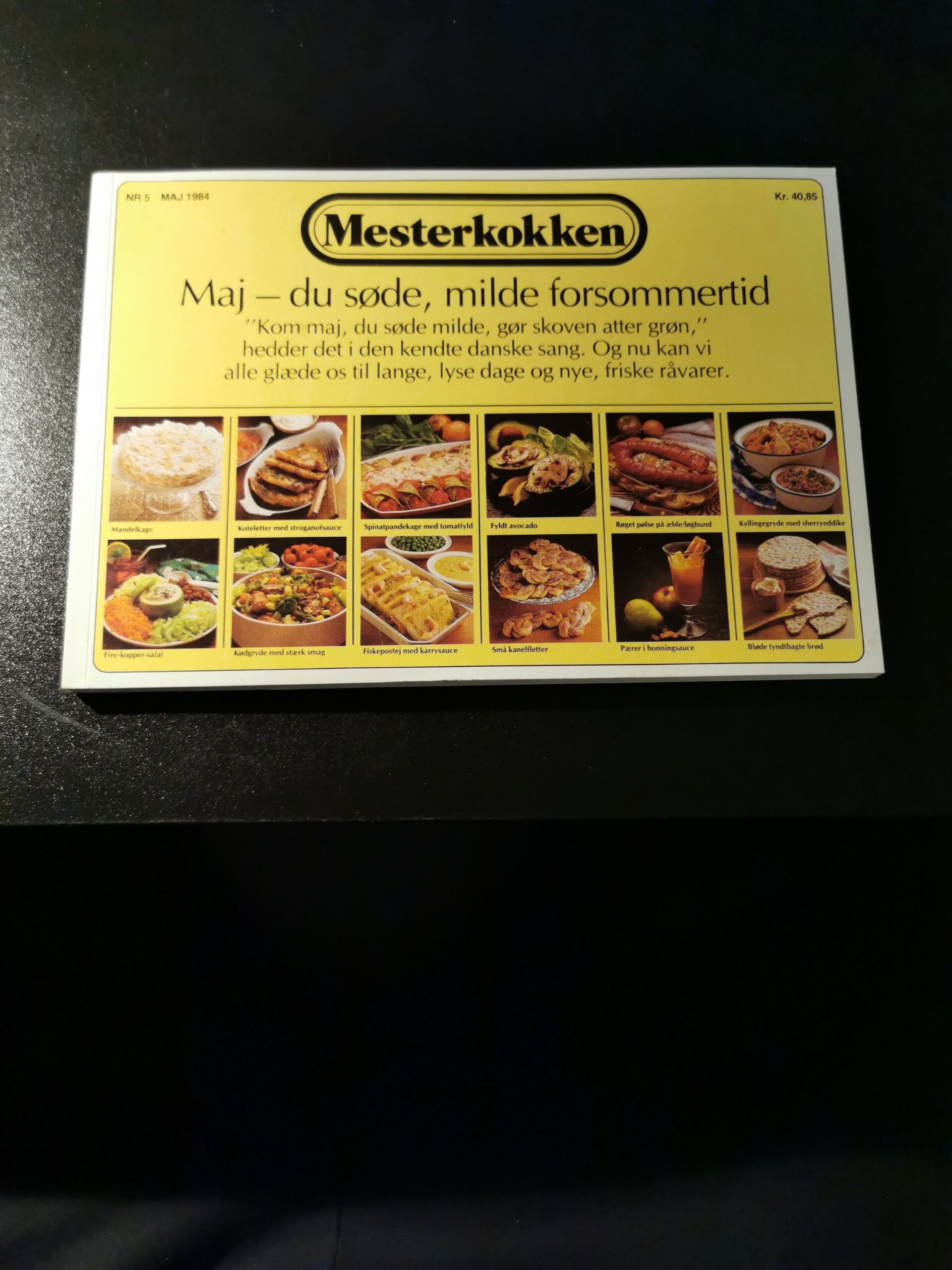 Mesterkokken, Maj - dusøde milde forsommertid, nr. 5, maj 1984