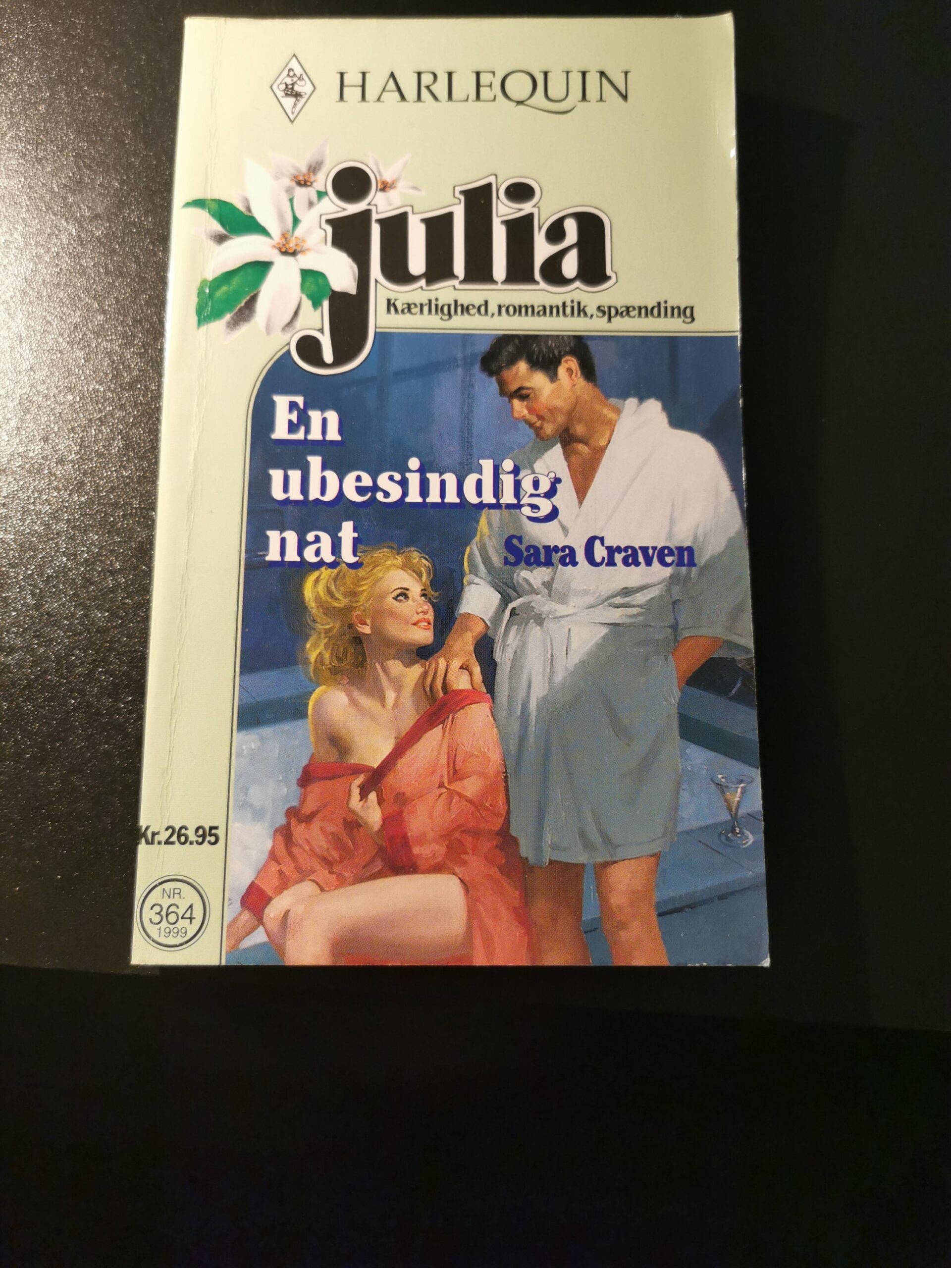 En ubesindig nat, Sara Craven, Harlequin, Julia, nr. 364/1999