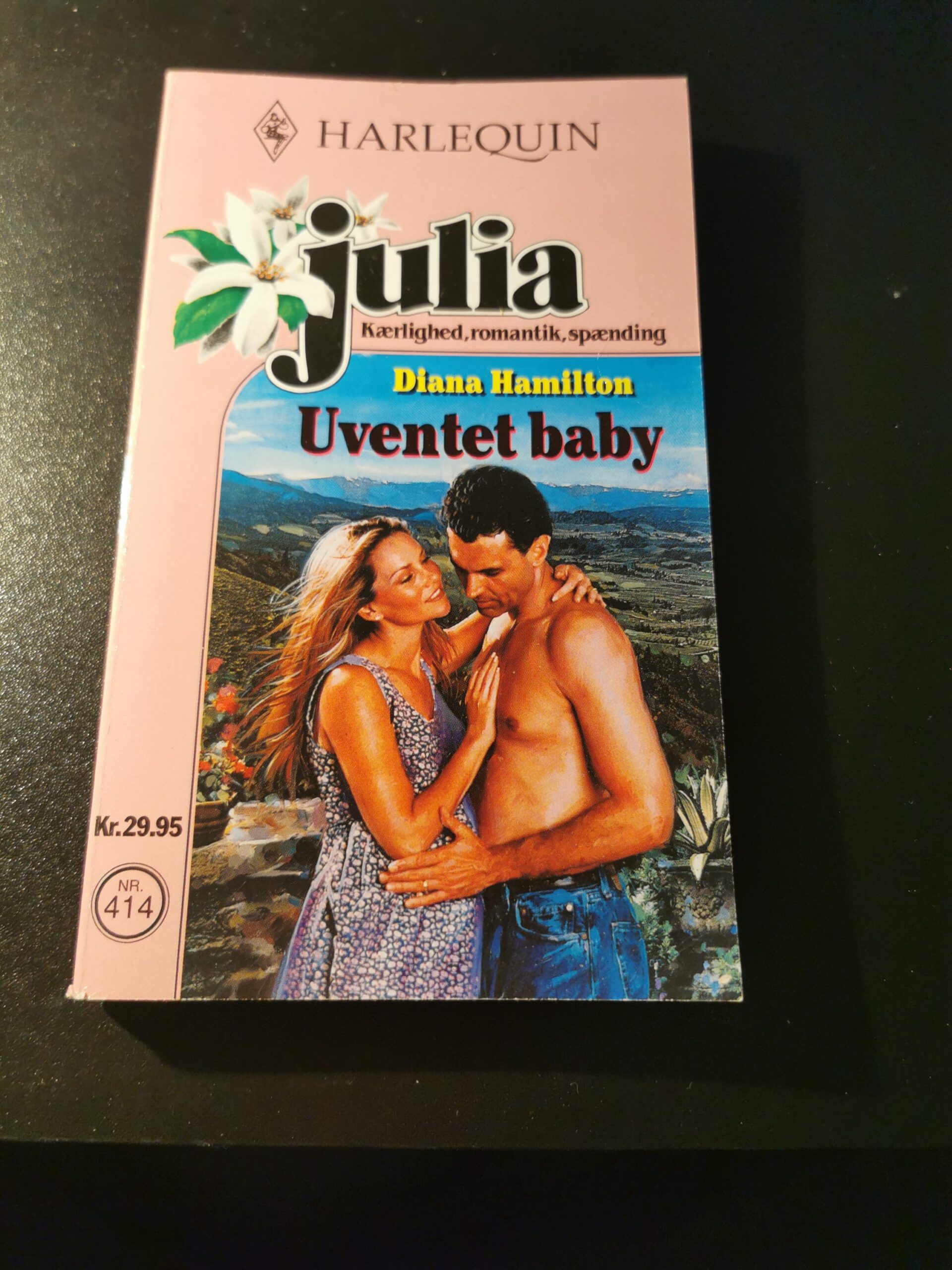 Uventet baby, Diana Hamilton, Harlequin, Julia, nr. 414/2000