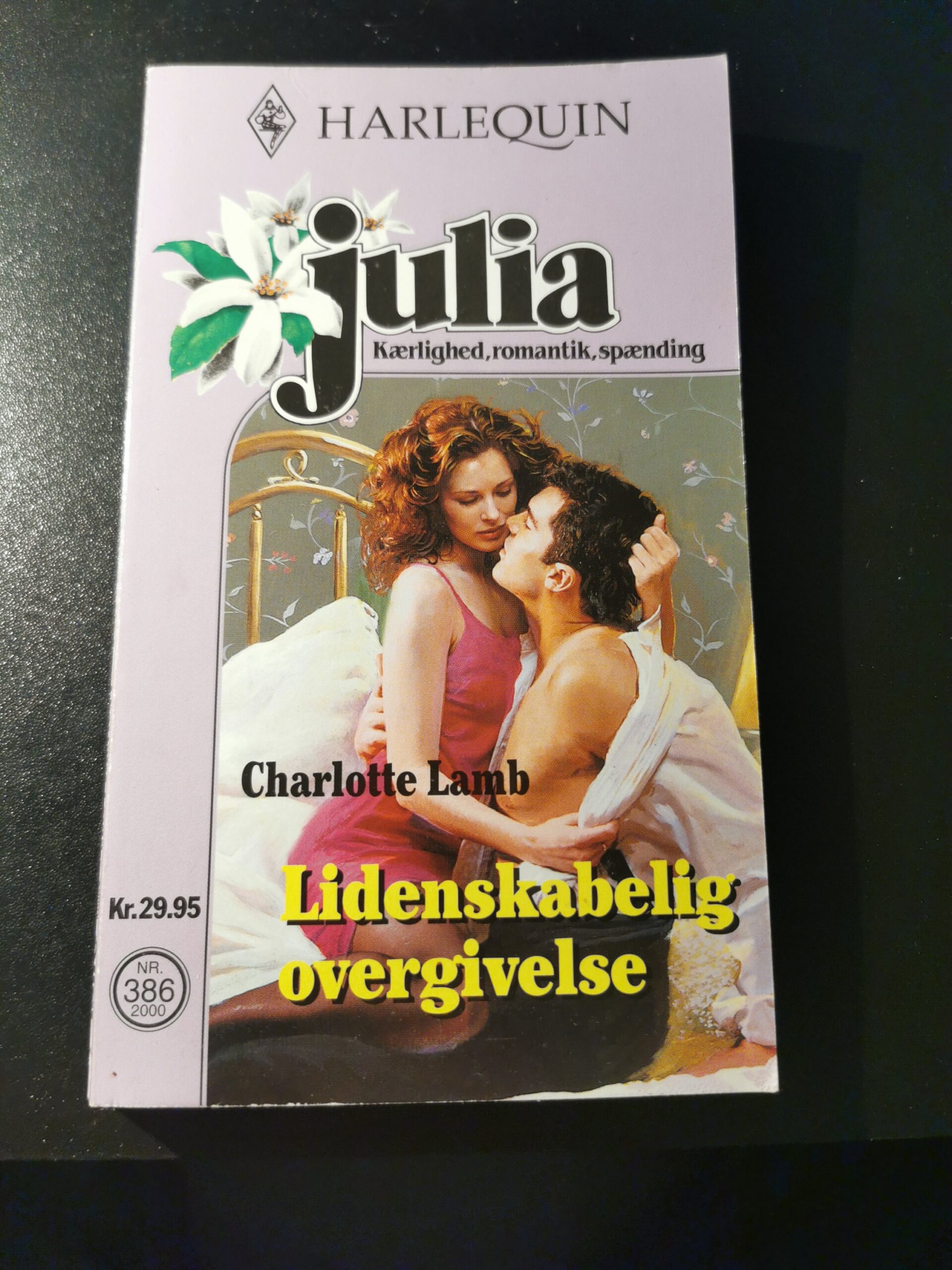 Lidenskabelig overgivelse, Charlotte lamb, Harlequin, Julia, nr. 386/2000