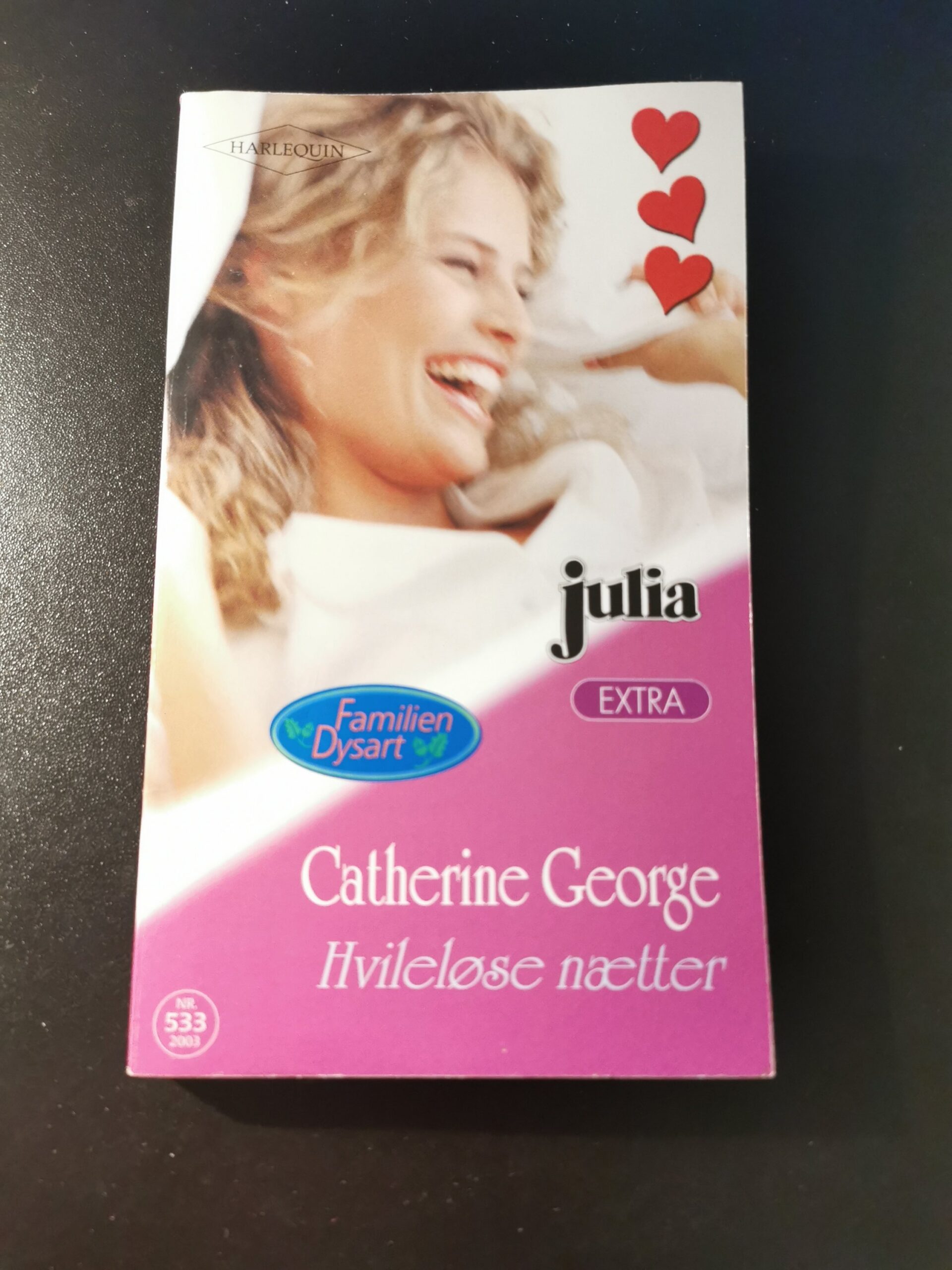 Hvileløse nætter, Catherine George, Julia, Harlequin, Nr. 533/2003