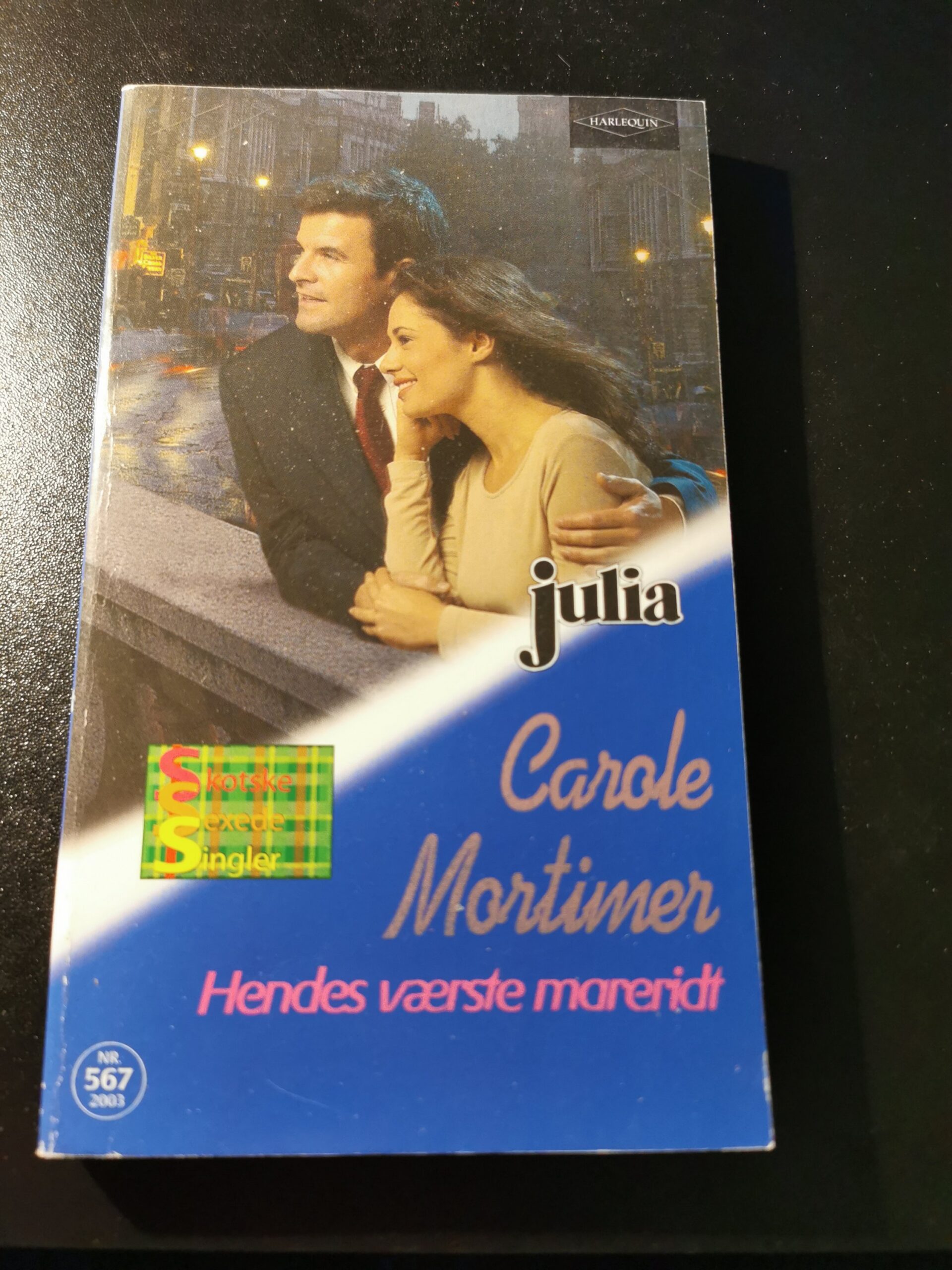 Carole Mortimer, Hendes værste mareridt, Julia, Harlequin, Nr. 567/2003