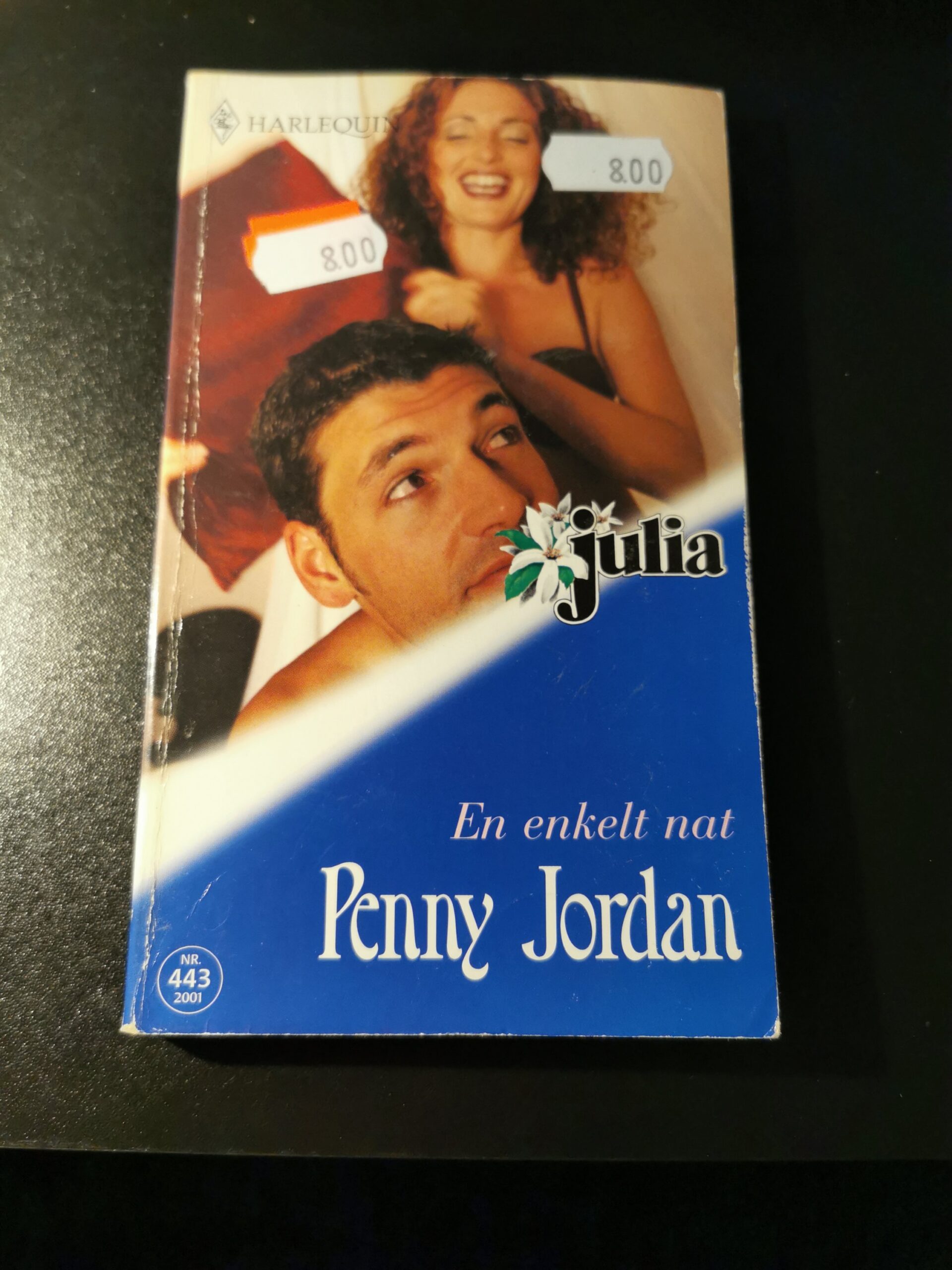 En enkelt nat, Penny Jordan, Julia, Harlequin, Nr 443/2001