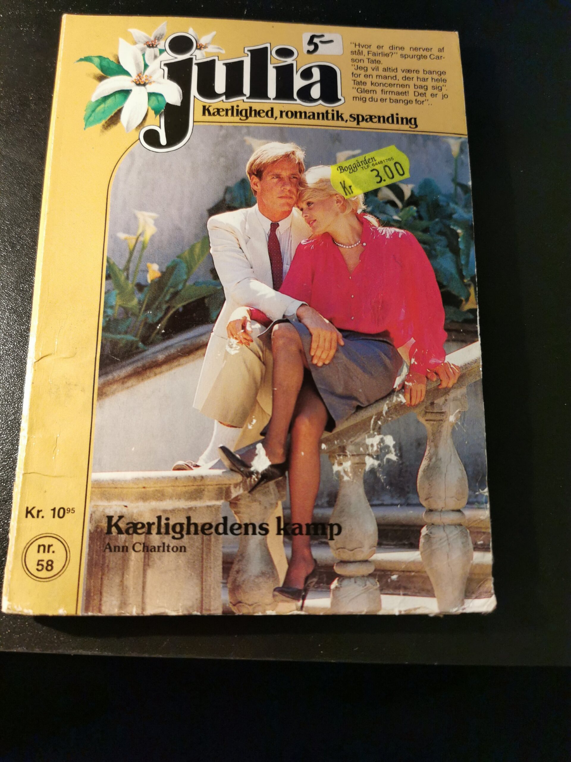 Kærlighedens kamp, Ann Carlton, Julia, Nr. 58