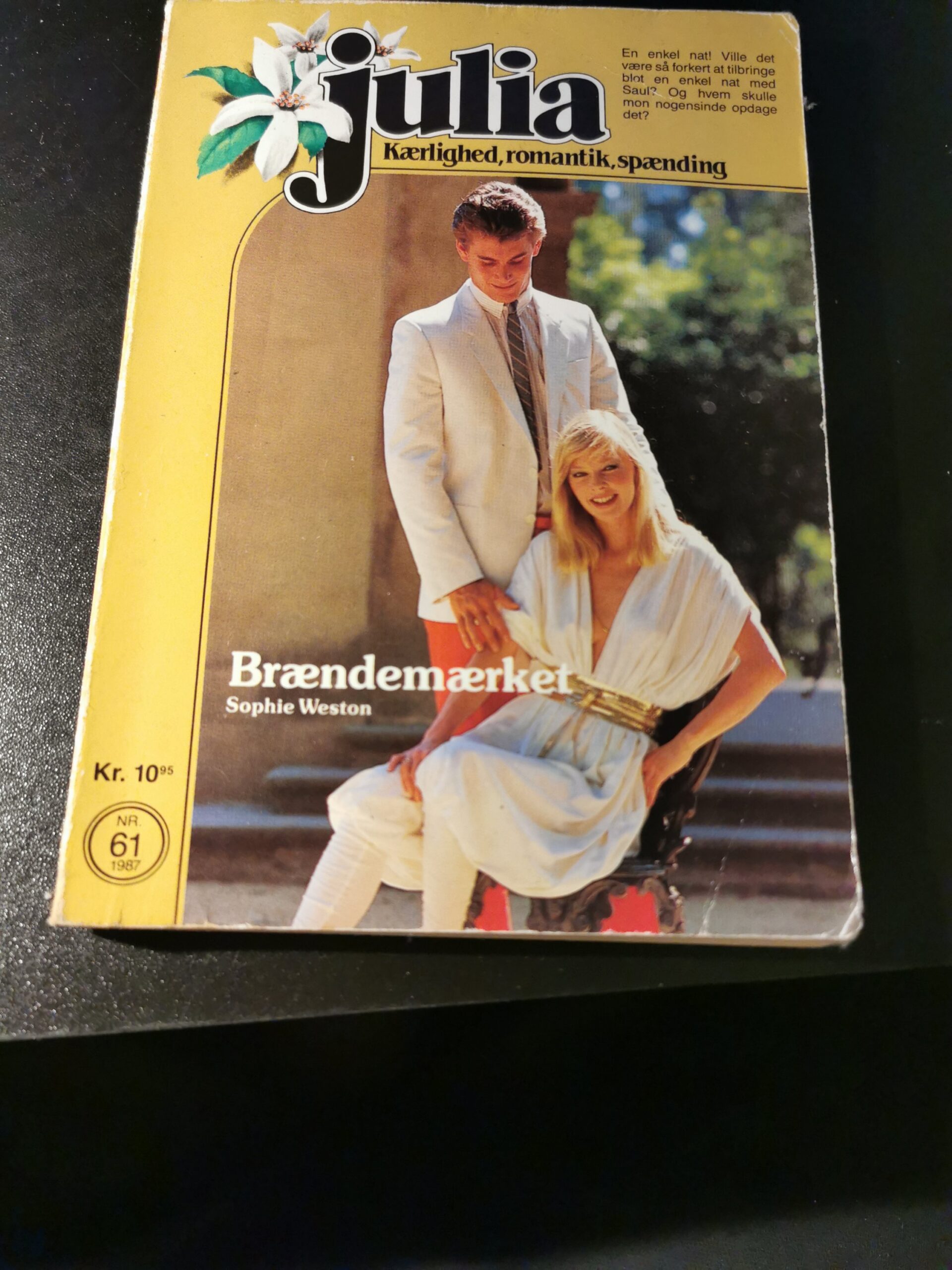 Brændemærket, Sophie Weston, Julia, Nr. 61/1987
