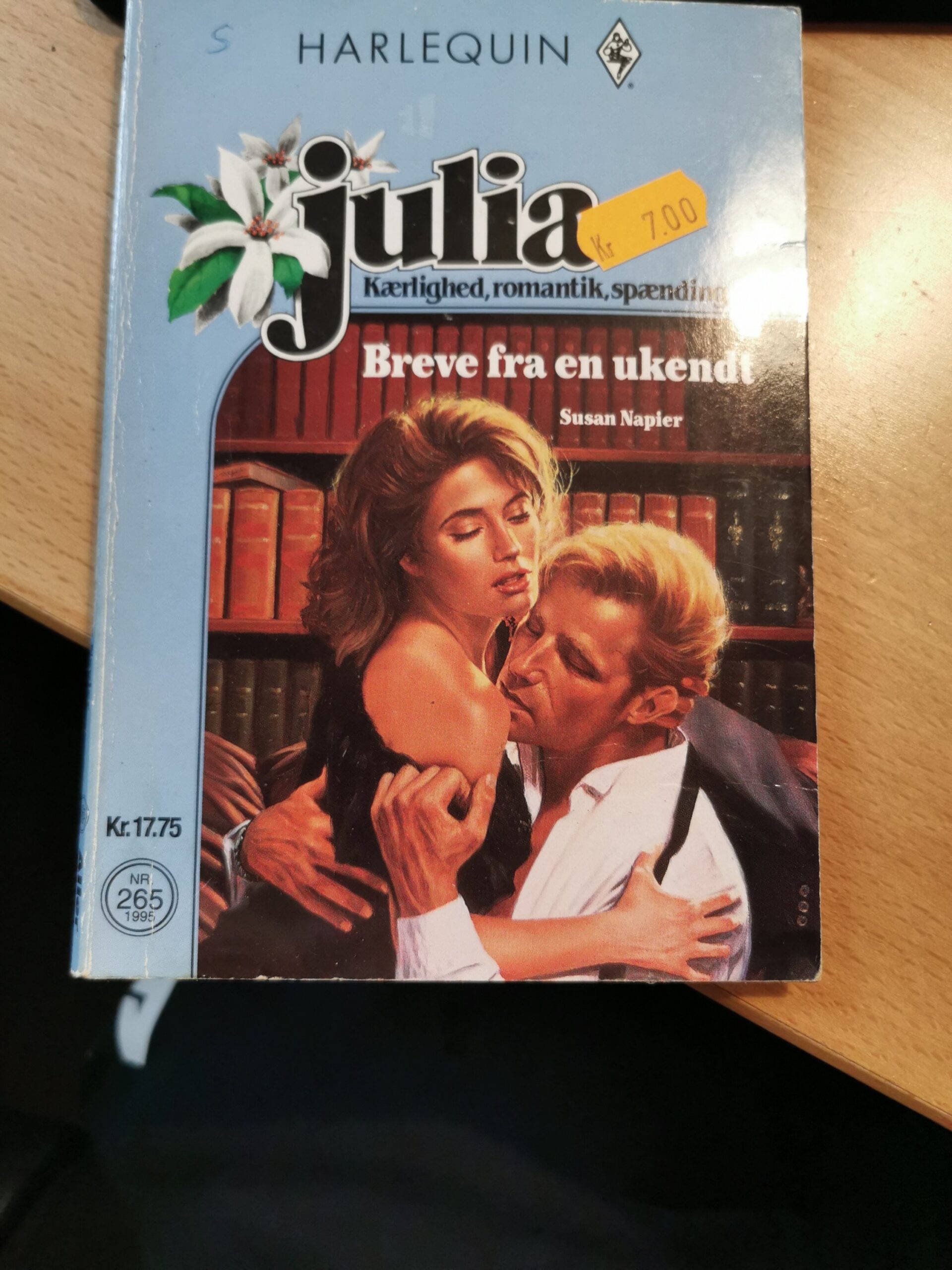 Breve fra en ukendt, Susan Napier, Julia, Nr. 265/1995