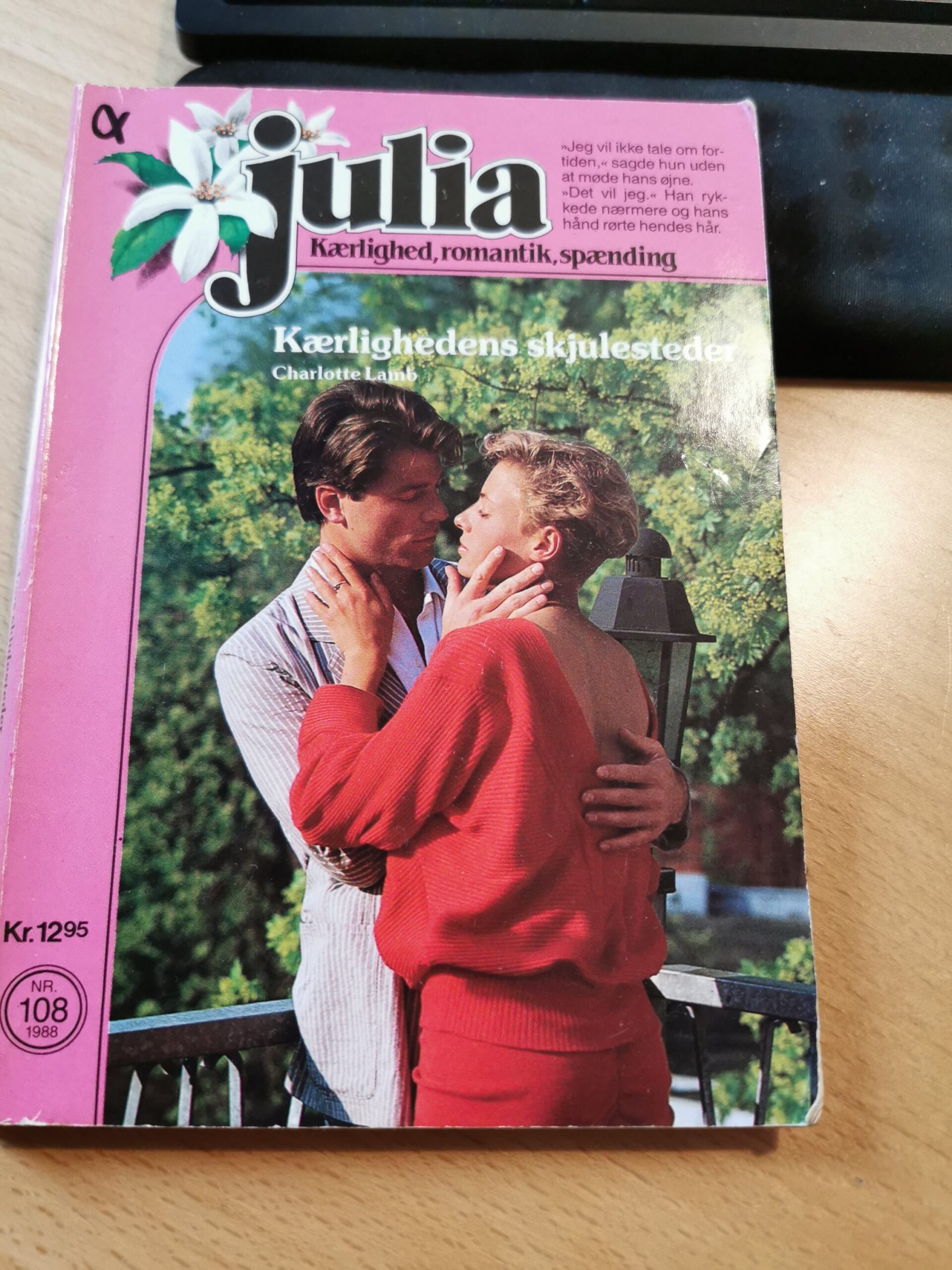 Kærlighedens skjulesteder, Charlotte Lamb, Julia, Nr. 108/1988