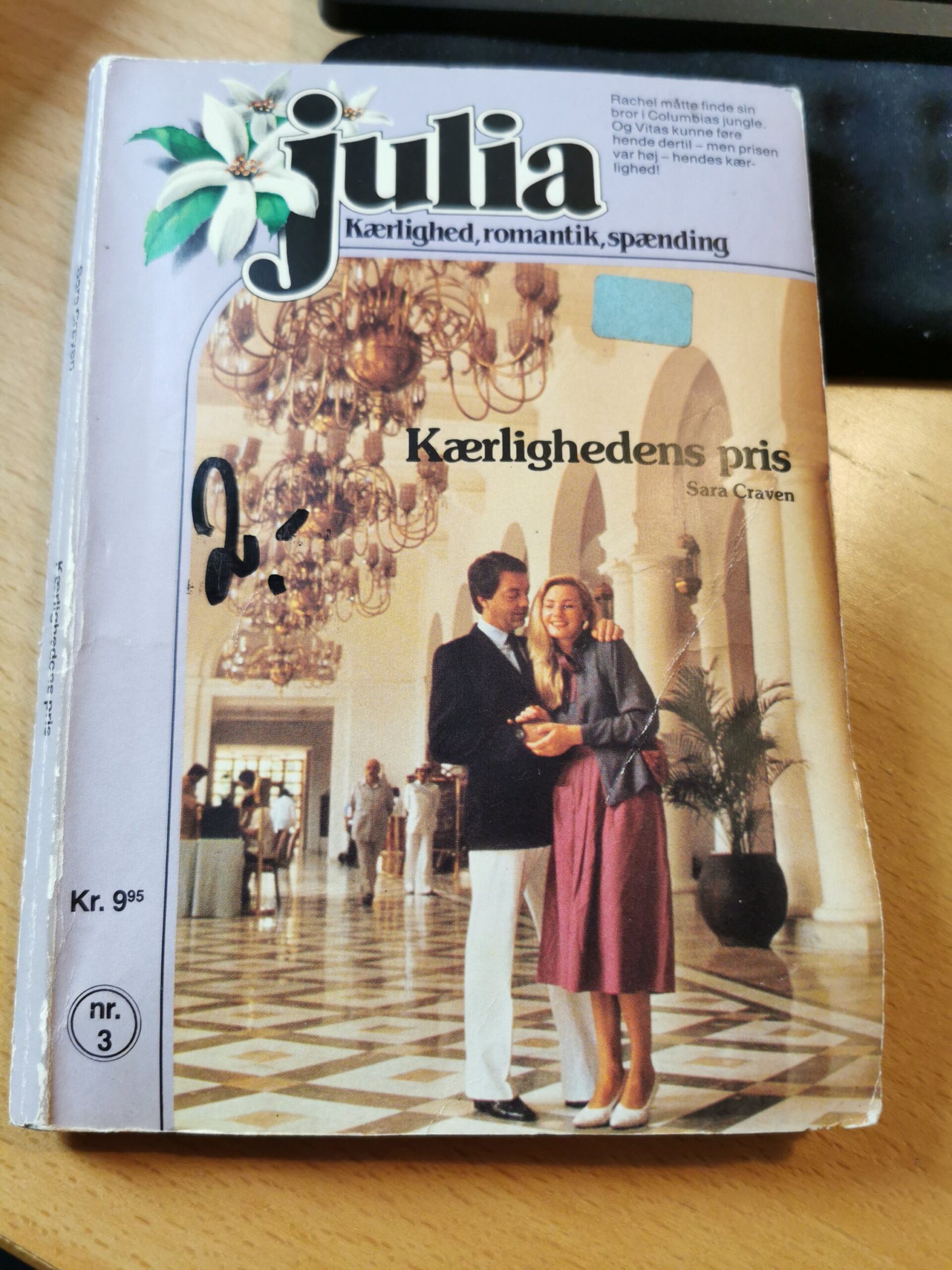 Kærlighedens pris, Sara Craven, Julia, Nr. 3