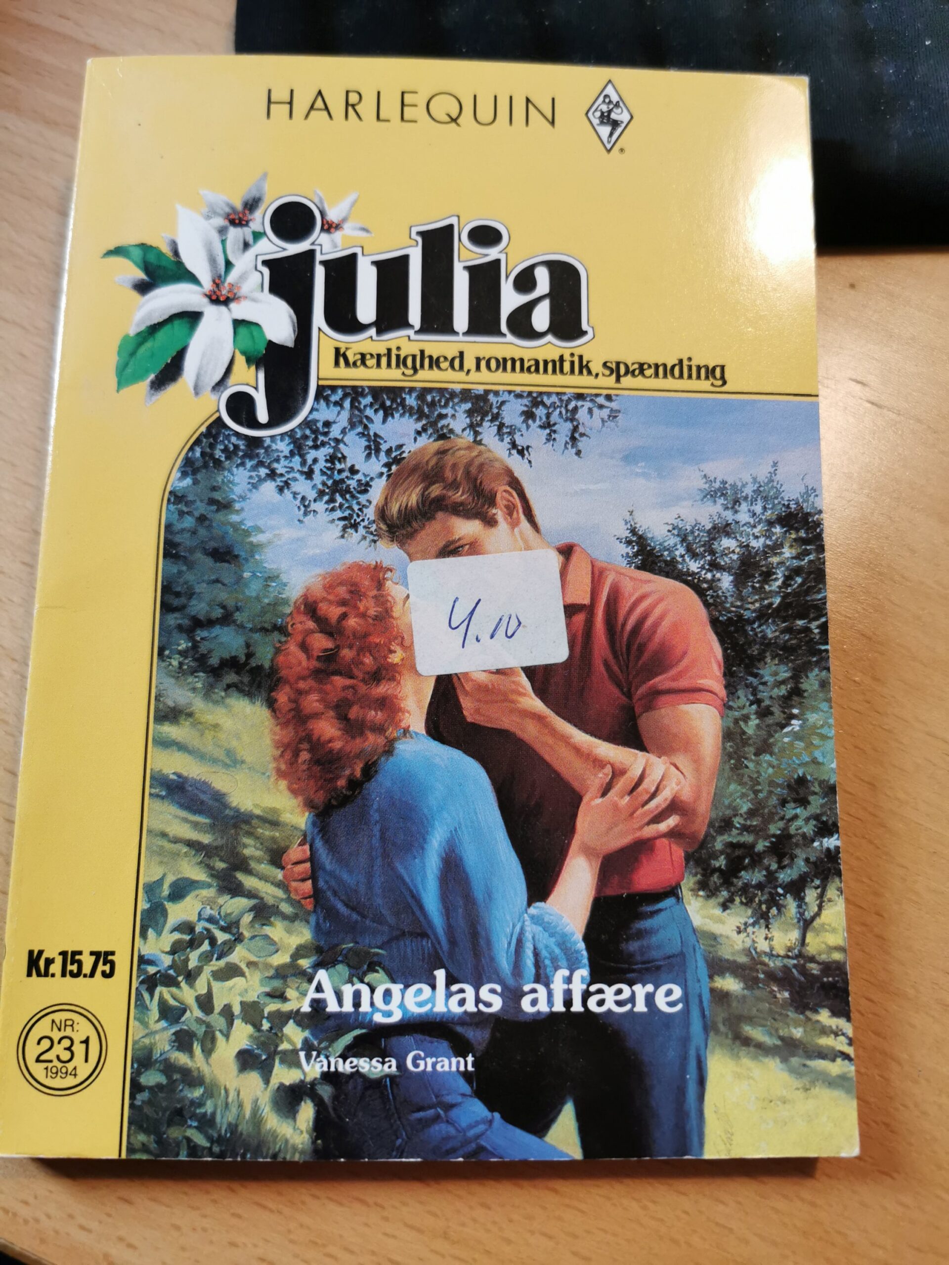 Angelas affære, Vanessa Grant, Julia, Nr. 231/1994