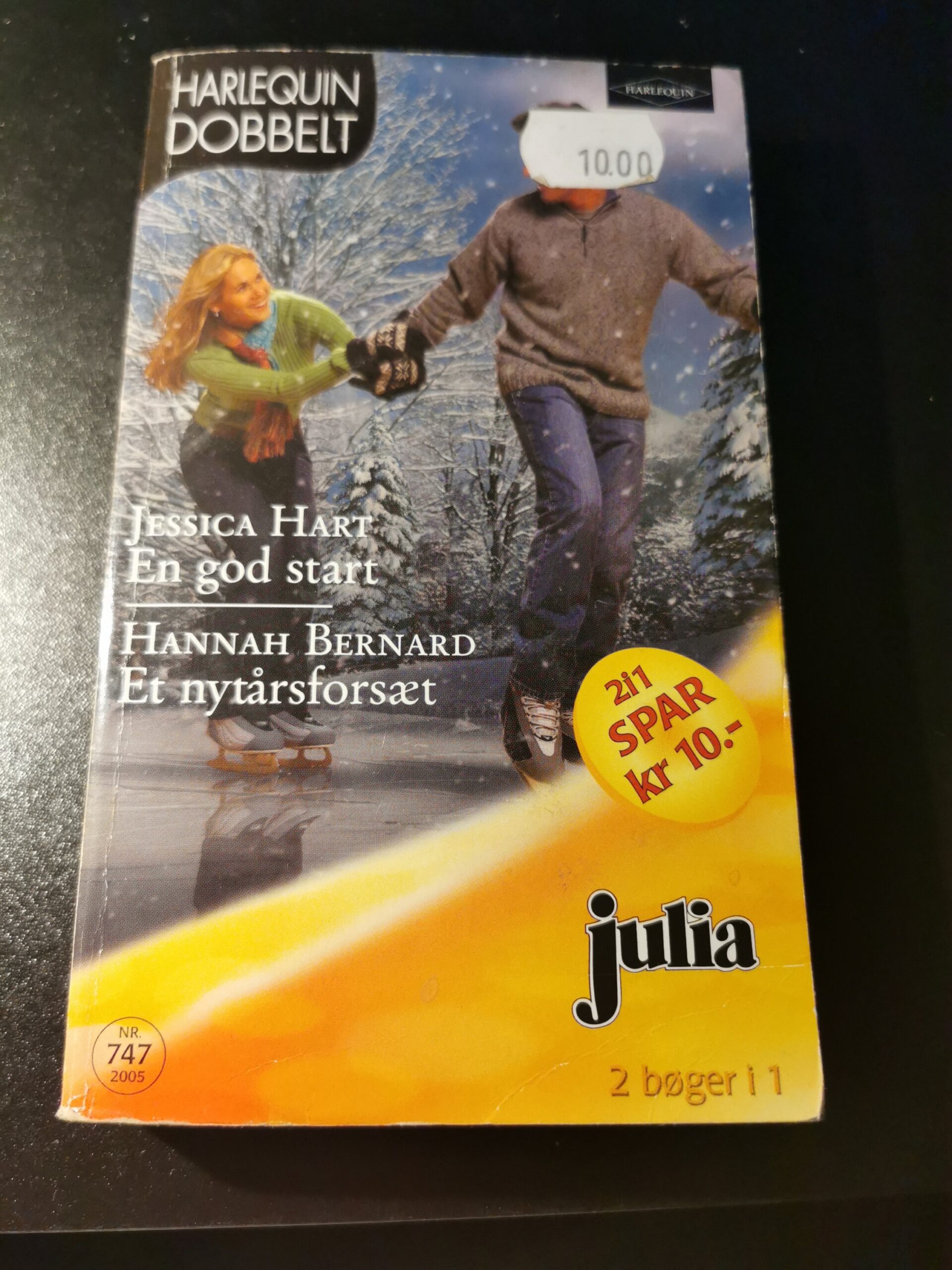 En go start, Jessica Hart, Et nytårsforsæt, Hannah Bernard, Julia, Harlequin, Nr 747/2005