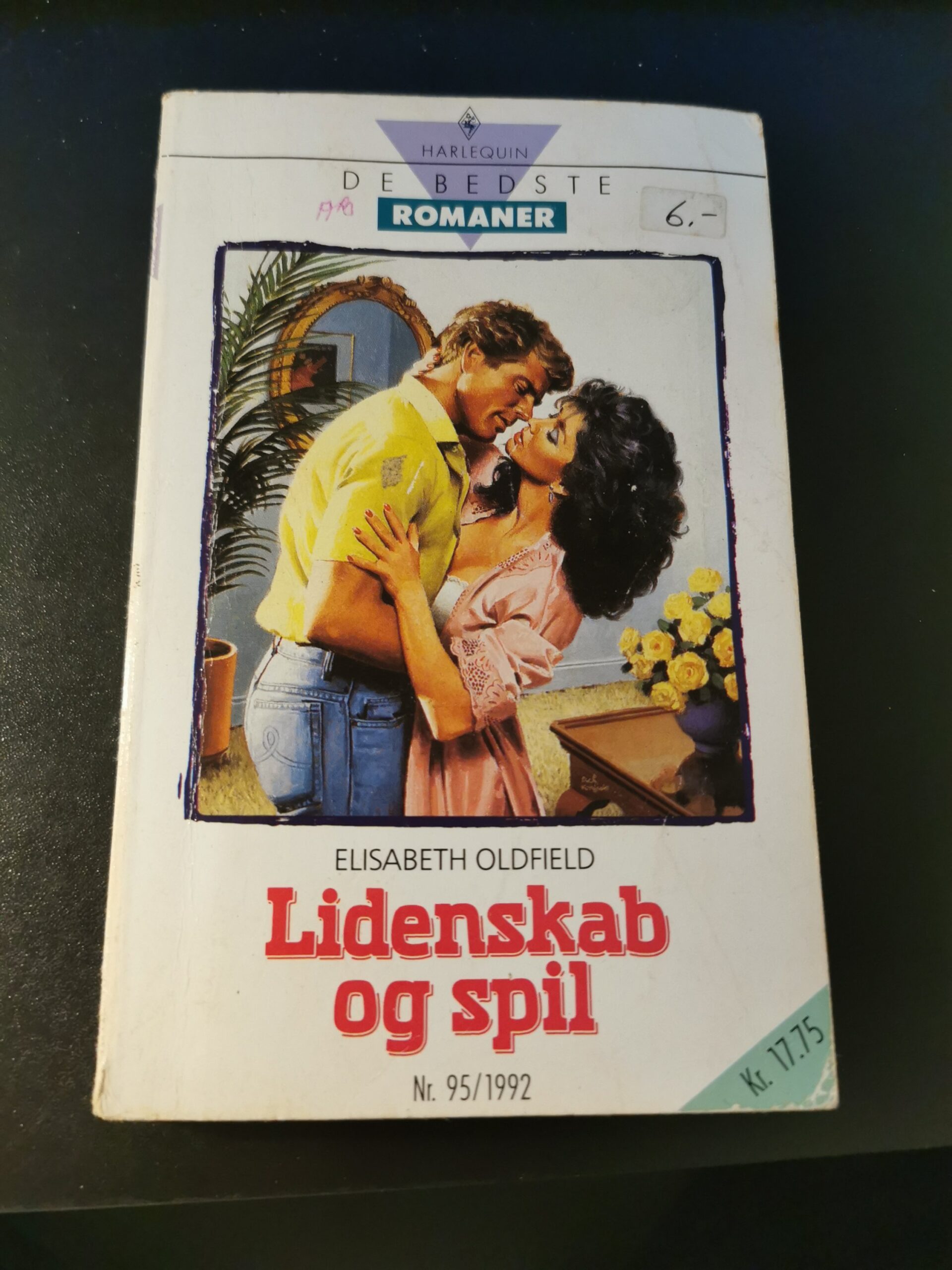 Lidenskab og spil, Elisabeth Oldfield, De bedste romaner, Nr 95/1992