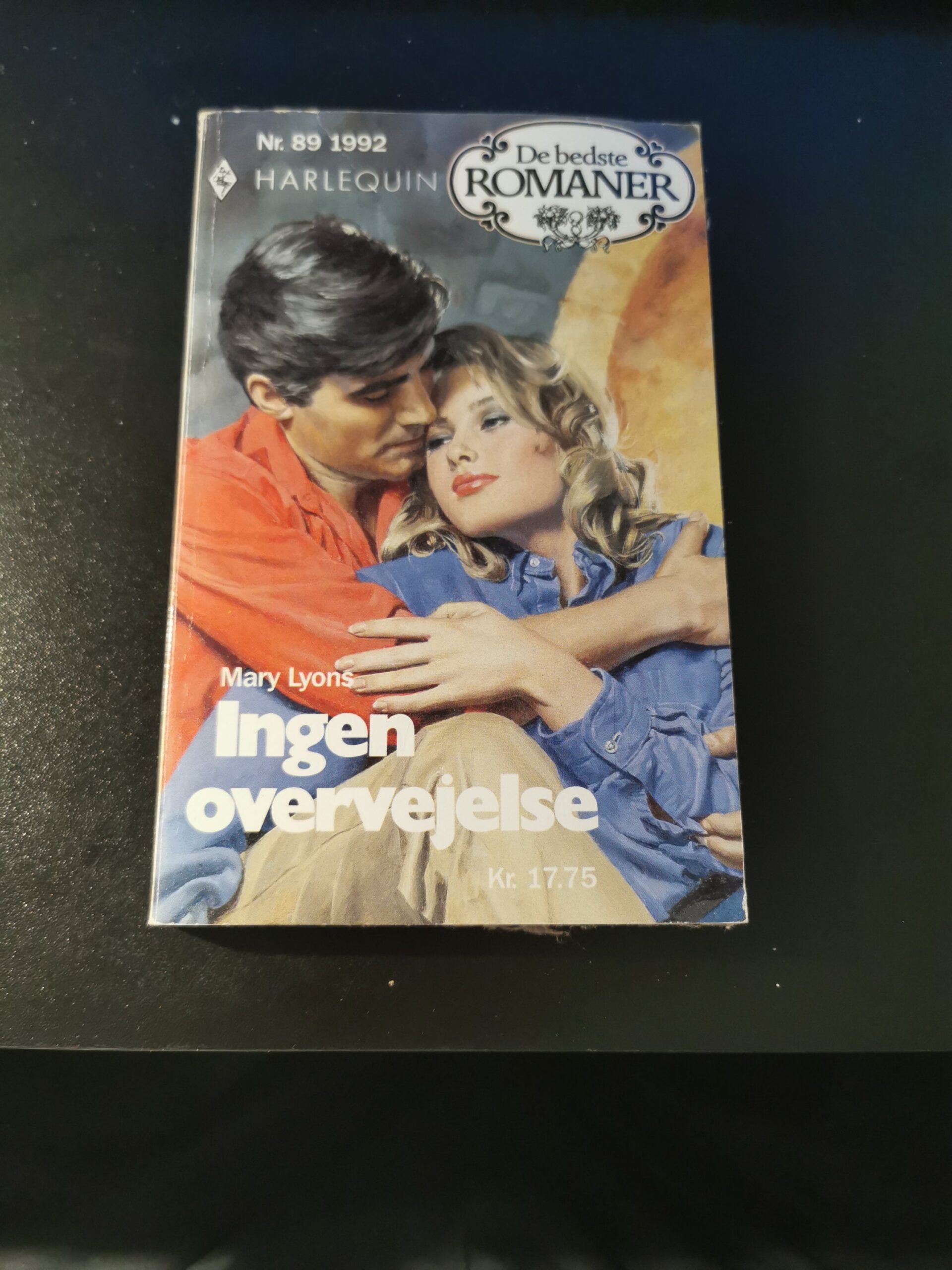 Ingen overvejelse, Mary Lyons, De bedste romaner, Nr 89/1992