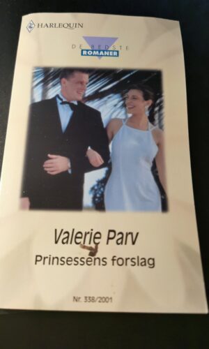 Prinsessens forslag, Valerie Parv , Harlequin, De bedste romaner, Nr 338/2001