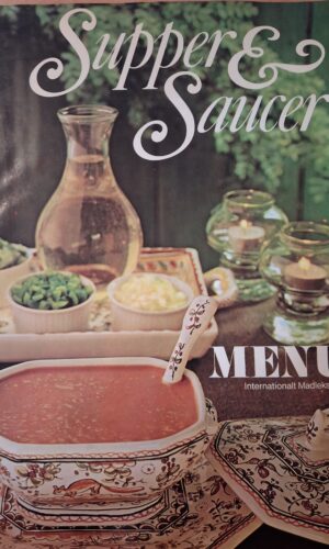 Supper og Saucer - Ellis Tardini - Menu